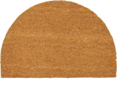 Produktbild von Nicola Spring Halbmond-Fußmatte aus Kokosfaser – 60 x 40 cm – klassisch