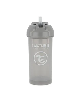 Produktbild von Straw Cup – Auslaufsicherer Trinkbecher mit Strohhalm, 360 ml Pastellgrau