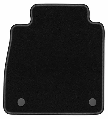 Image de Tapis conducteur en moquette noir pour Nissan Micra K14 2017- berline compacte