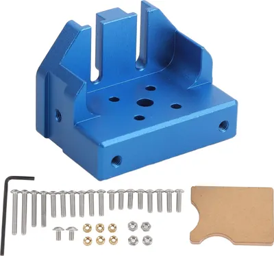 Obrázok produktu pre držiak extrudéra 3D tlačiarne, hliníková zliatina, 4 otvory, pevný blok pre Ender-3, Ender5 CR-10
