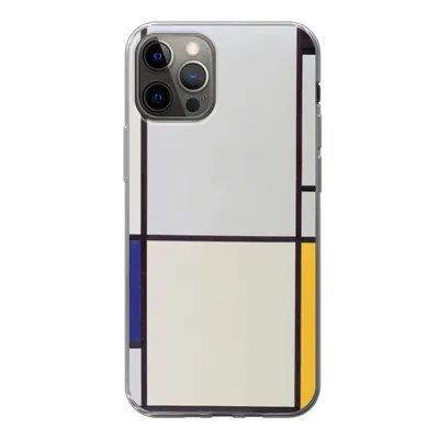 Produktbild von MuchoWow® Handyhülle Schutzhülle Hülle für iPhone 12 Pro Tableau I - Piet Mondrian Silikon Softcase Handy Hülle - Abdeckung