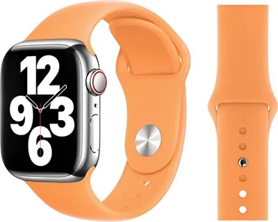 Produktbild von Original Apple Sport Armband S/M 38/40/41mm MKUF3ZM/A Marigold