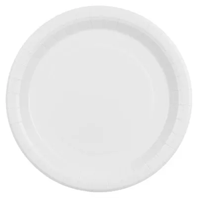 Zdjęcie produktu dla Talerzyki papierowe białe 23cm 6szt