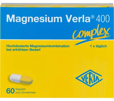 Zdjęcie produktu dla Kapsułki Magnesium Verla 400 complex, 60 kapsułek