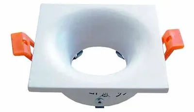 Immagine prodotto di V-TAC VT-876 Portafaretto led da incasso quadrato bianco alluminio per lampade GU10-GU5.3 - SKU 3170