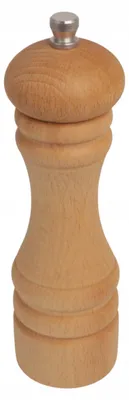Produktbild von Woodcarver Klassische Holzmühle Pfeffer- und Salzmühle 18 cm natürlich