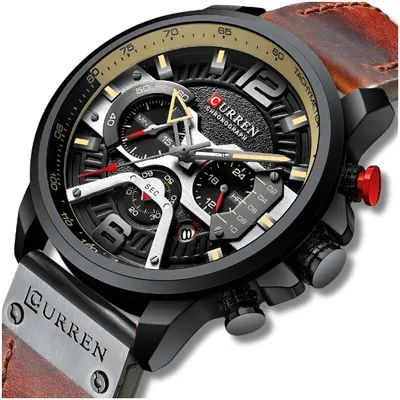 Obrázok produktu pre Pánske Hodinky Curren Elegantné Klasické Chronograf Dátum Hodinky 5 Farieb