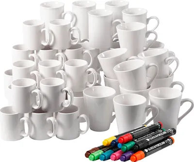 Image de Gobelet en porcelaine, set de peinture, 1 set