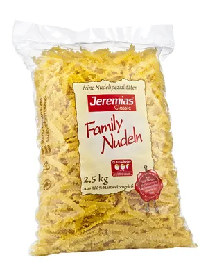 Image de Jeremias Classic Family Nouilles ondulées aux œufs frais 2500g
