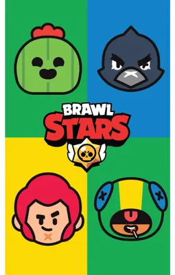 Produktbild von Kinderzimmerhandtuch 30x50 Brawl Stars