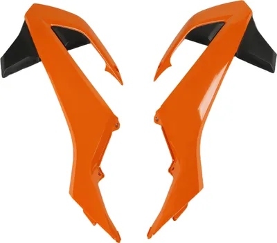Obrázek produktu pro Kühlerdeckel Für Ktm Sx 65 '16-22, Barva Oem '16 Und '18 (Orange/Schwarz)