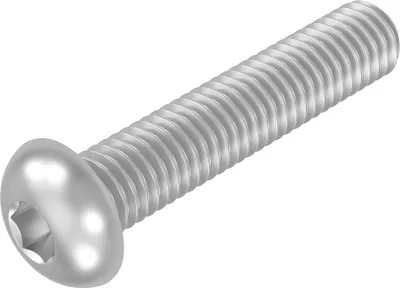 Produktbild von SECCARO Flachkopfschraube M8 x 40 mm, Edelstahl V2A VA A2, ISO 7380, Innensechskant, 20 Stück