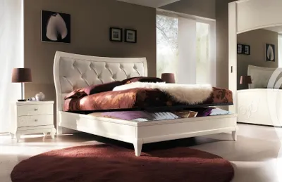 Produktbild von Schlafzimmer Bett Nachttisch Doppelbetten Modernes Bettgestell Betten Set 3tlg.