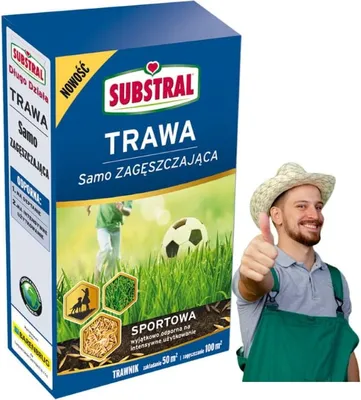Image de Substral Sport Graines de gazon Graines de gazon de jeu Graines de gazon Pour pelouses robustes 1kg