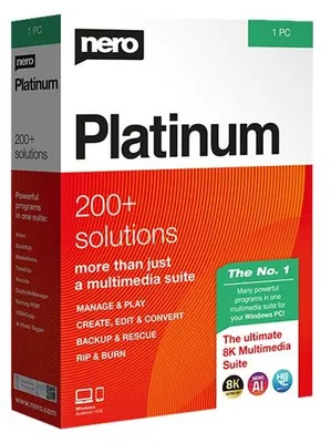Produktbild von Nero Platinum, Brennen von CDs, Box, 1 Lizenz(en), Deutsch