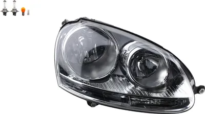 Produktbild von Scheinwerfer passend für VW Golf V 1K 5M 10/03-05/09 Rechts Leuchtmittel 1K6941006R 1K6941006P 1K6941006N 1K6941030P Johns