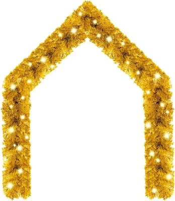 Image de vidaXL Guirlande de Noël avec LED 20 m Or