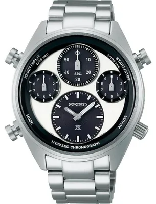 Produktbild von Herrenuhr Seiko SFJ001P1 Silberfarben (Ø 42 mm)