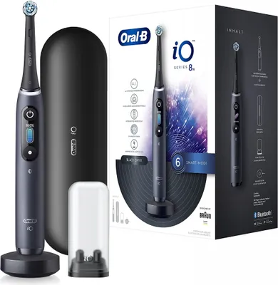 Produktbild von Braun 408567 - Erwachsener - Vibrierende Zahnbürste - Tägliche Pflege - Schwarz - OLED - Akku
