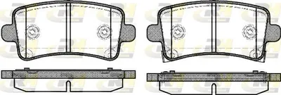Produktbild von ROADHOUSE Bremsbeläge Satz Hinten Bremsklötze für OPEL INSIGNIA Caravan 21388.04
