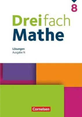Produktbild von Dreifach Mathe 8. Schuljahr - Lösungen zum Schulbuch