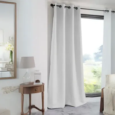 Zdjęcie produktu dla STOF | Zasłony - NOTTE - 135x250 cm - Jasnoszary - Zaciemnienie - Elegancki design