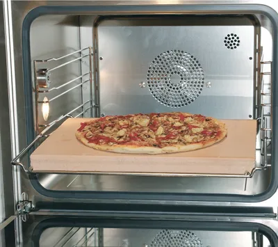 Produktbild von Europart 10021639 Pizzastein Brotbackstein Schamottstein lebensmittelecht 400x300x30mm universell einsetzbar Backofen Ofen Herd Grill für Pizza Brot Flammkuchen