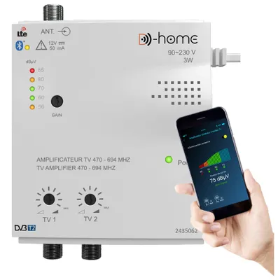 Immagine prodotto di Amplificatore, 2 uscite, 32 dB