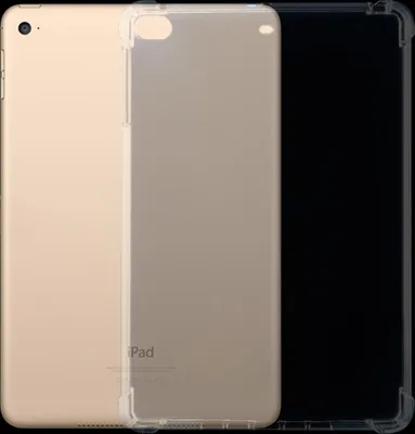 Produktbild von Mobigear Schutzhülle, dünn, für iPad Mini 1 (2012), flexibles TPU-Rückgehäuse, transparent