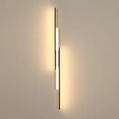 Produktbild von Comely Wandlampe LED Schwarz 24W 2700LM, Wandleuchte LED Innen Modern