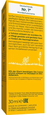 Produktbild von Weleda baby Wundschutzcreme Calendula, 30 ml