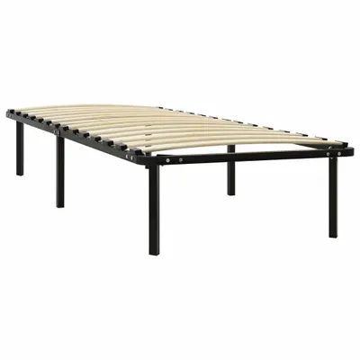 Zdjęcie produktu dla vidaXL Rama łóżka czarna metalowa 100 × 200 cm