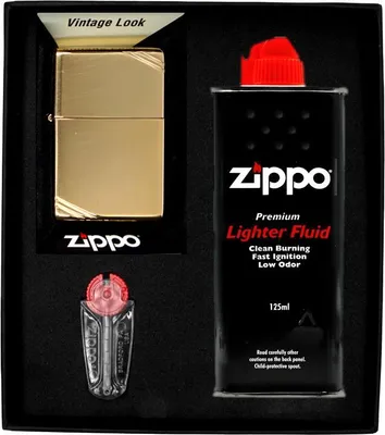 Obrázek produktu pro Sada zapalovačů ZIPPO VINTAGE BRASS HIGH POLISH dárek No1