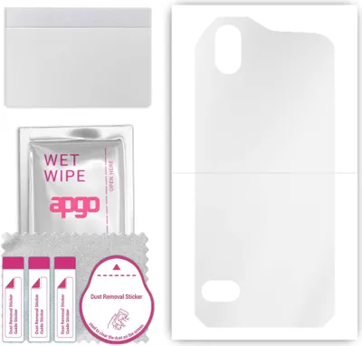 Produktbild von apgo Rückseite Schutzfolie, klar, kompatibel mit Cat S61, Hinten Hydrogel-Displayschutzfolie mit Positionierhilfe, kratzfest, einfache Montage