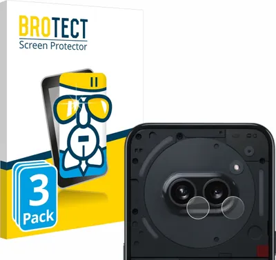 Produktbild von 3x BROTECT Schutzglas für Nothing Phone (2a) (NUR Kameraschutz) Schutzfolie Panzer Folie Glas Display Schutz klar