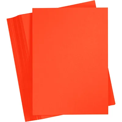 Produktbild von Karton, farbig, A4, Blatt 210x297 mm, 180 g, Rot, 100 Bl./ 1 Pck