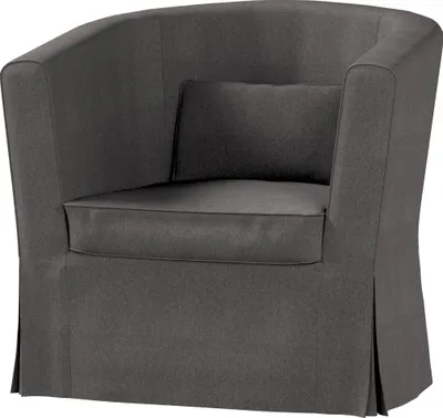 Produktbild von Dekoria Bezug für Ektorp Tullsta Sessel, dunkelgrau, 79cm x 69cm x 78cm