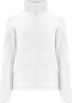 Produktbild von Roly CQ6413 | Damen Fleecejacket Artic elastische Ärmelbündchen - Farbe: White 01 - Größe: S