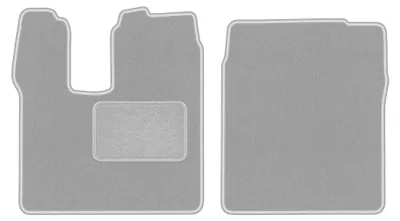 Produktbild von Velours-Fußmatten für MAN TGL 2005- (Transporter) – 2-tlg, Grau, passgenau – Wielganizator OSLO
