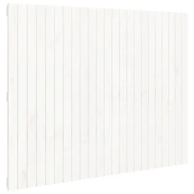 Produktbild von Wand-Kopfteil Weiß 146,5x3x110 cm Massivholz Kiefer