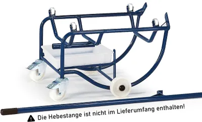 Produktbild von Rollcart Fasskipper 200 Ltr., Typ:Polyamidräder