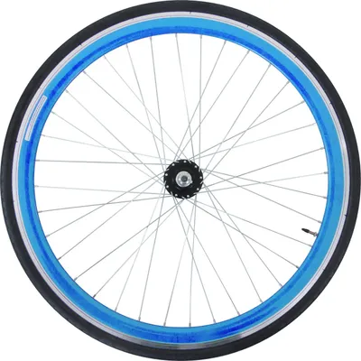 Produktbild von Galano Blade 700c Laufrad Vorderrad Komplettrad Fixie Singlespeed Fahrrad Aluminium 28 Zoll Rennrad inkl. Reifen SV Sclaverand Französisches Ventil Schlauch