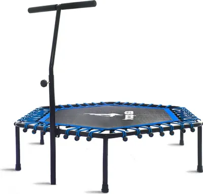 Produktbild von Aga FITNESS Trampolin 130 cm Blau + Griff