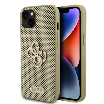 Image de Guess Guhcp15Spsp4Lgd Iphone 15 / 14 / 13 6.1 Złoty/Gold Hardcase Perforated 4G Glitter