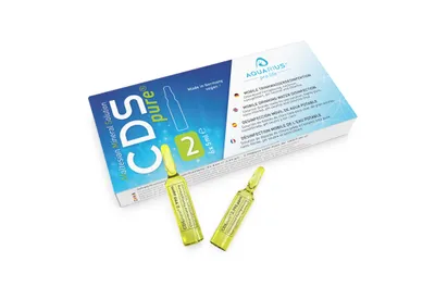 Produktbild von AQUARIUS pro life ® - CDSpure 6x5ml I nanogefiltert & hochrein I Chlordioxid-Fertiglösung (0,299%) in Klarglas Ampullen I 5 Jahre ungekühlt haltbar I 2990ppm I CDL Tropfen I Premium CDS I Das Original