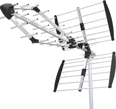 Produktbild von Außenantenne | UHF | Empfangsbereich: ≥50 km | LTE700 | Verstärkung dBi (bei Antennenkabel): 13.5 dB | 75 Ohm | Antennenlänge: 1085 mm | ABS / Aluminium