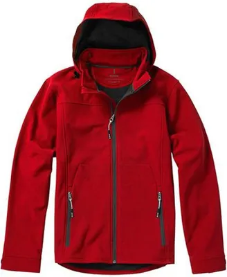 Produktbild von Elevate 39311 | Herren Langley Softshell Jacket - Farbe: Red - Größe: XL