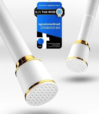 Obrázek produktu pro Výsuvná teleskopická tyč 120–170 cm, průměr 32 mm, bílá, nerezová ocel