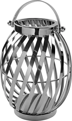Produktbild von Fink EZ-BRAVA, Laterne, Edelstahl , glatt, silberfarben, L. 20 cm, B. 20 cm, H. 26 cm, D. 20 cm Höhe: 26.00 cm Breite: 20.00 cm Tiefe: 20.00cm Durchmesser: 20.00 cm 147029