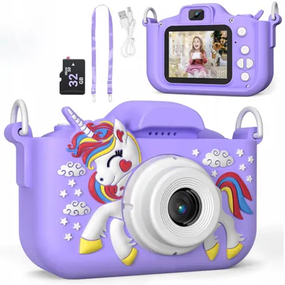 Obrázok produktu pre Detský fotoaparát SF s 48 MP, viacfarebný, s 64 GB pamäťovou kartou
